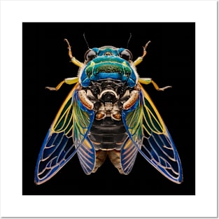 Cicada Insect Great Eastern Brood USA 2024 Magicicada Posters and Art